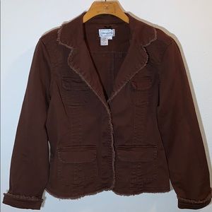 Live a Little Blazer • fringed